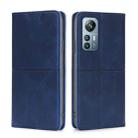 For Blackview A85 Cow Texture Magnetic Horizontal Flip Leather Phone Case(Blue) - 1