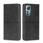 For Blackview A85 Cow Texture Magnetic Horizontal Flip Leather Phone Case(Black) - 1