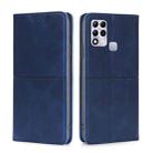 For Infinix Hot 11 RU Version Cow Texture Magnetic Horizontal Flip Leather Phone Case(Blue) - 1