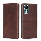 For Infinix Hot 11s NFC Cow Texture Magnetic Horizontal Flip Leather Phone Case(Dark Brown) - 1