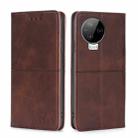 For Infinix Note 12 Pro 4G/Note 12 2023 Cow Texture Magnetic Horizontal Flip Leather Phone Case(Dark Brown) - 1