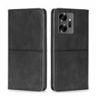 For Infinix Zero 20 Cow Texture Magnetic Horizontal Flip Leather Phone Case(Black) - 1