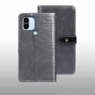 For Xiaomi Redmi A2+ idewei Crocodile Texture Leather Phone Case(Grey) - 1