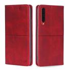 For Rakuten Big Cow Texture Magnetic Horizontal Flip Leather Phone Case(Red) - 1