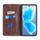 For Xiaomi Redmi Note 12 4G Global Cow Texture Magnetic Horizontal Flip Leather Phone Case(Dark Brown) - 3