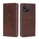 For Honor X5 4G Cow Texture Magnetic Horizontal Flip Leather Phone Case(Dark Brown) - 1