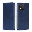 For Honor X5 4G Cow Texture Magnetic Horizontal Flip Leather Phone Case(Blue) - 1