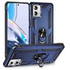 For Motorola Moto G Power 5G 2023 Shockproof TPU + PC Phone Case with Holder(Blue) - 1