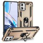 For Motorola Moto G Power 5G 2023 Shockproof TPU + PC Phone Case with Holder(Gold) - 1