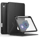 For iPad 10th Gen 10.9 2022 3-Fold Magnetic Leather Smart Tablet Case(Black) - 1