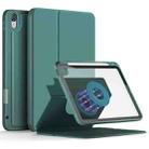 For iPad 10th Gen 10.9 2022 3-Fold Magnetic Leather Smart Tablet Case(Green) - 1