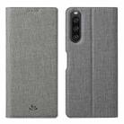 For Sony Xperia 10 V ViLi DMX Series Shockproof Magnetic Leather Phone Case(Grey) - 1