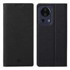 For Xiaomi 13 Lite ViLi DMX Series Shockproof Magnetic Leather Phone Case(Black) - 1