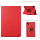 For Xiaomi Pad 6 / Pad 6 Pro 360 Degree Rotation Litchi Texture Leather Tablet Case(Red) - 1