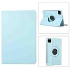 For Xiaomi Pad 6 / Pad 6 Pro 360 Degree Rotation Litchi Texture Leather Tablet Case(Sky Blue) - 1