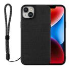 For iPhone 14 Plus ViLi TH Series Shockproof Phone Case with Lanyard(Black) - 1