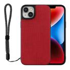 For iPhone 14 Plus ViLi TH Series Shockproof Phone Case with Lanyard(Red) - 1