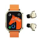 N22 2 in 1 1.96 inch HD Display Sport Bluetooth Call Earphone Smart Watch(Orange) - 1