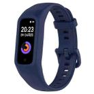 For Keep Band B2 Solid Color Integrated Silicone Watch Band(Navy Blue) - 1