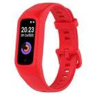 For Keep Band B2 Solid Color Integrated Silicone Watch Band(Red) - 1