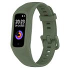 For Keep Band B2 Solid Color Integrated Silicone Watch Band(Army Green) - 1