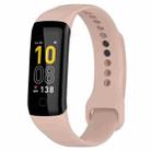 For Mambo Band 5 / 5S Solid Color Silicone Replacement Watch Band(Light Pink) - 1