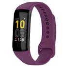 For Mambo Band 5 / 5S Solid Color Silicone Replacement Watch Band(Purple) - 1