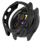 For Garmin Forerunner 265S Armor Hollow Watch Protective Case(Black) - 1