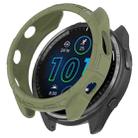 For Garmin Forerunner 965 Armor Hollow Watch Protective Case(Jungle Green) - 1