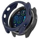 For Garmin Forerunner 965 Armor Hollow Watch Protective Case(Midnight Blue) - 1