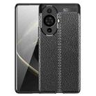 For Huawei Nova 11 Pro / 11 Ultra Litchi Texture TPU Shockproof Phone Case(Black) - 1