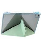 For iPad Air / Air 2 / 9.7 2018 / 2017 Clear Acrylic Deformation Leather Tablet Case(Green) - 3