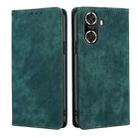 For Huawei Enjoy 60 RFID Anti-theft Brush Magnetic Leather Phone Case(Green) - 1