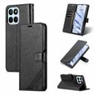 For Honor 70 Lite AZNS Sheepskin Texture Flip Leather Phone Case(Black) - 1