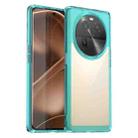 For OPPO Find X6 5G Colorful Series Acrylic + TPU Phone Case(Transparent Blue) - 1