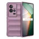 For vivo iQOO 11 5G Magic Shield TPU + Flannel Phone Case(Purple) - 1