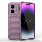 For Realme GT Neo 5 5G Magic Shield TPU + Flannel Phone Case(Purple) - 1