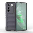 For vivo S16 Pro 5G Magic Shield TPU + Flannel Phone Case(Dark Grey) - 1