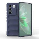 For vivo S16 Pro 5G Magic Shield TPU + Flannel Phone Case(Dark Blue) - 1