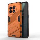 For OnePlus 11 5G Punk Armor 2 in 1 PC + TPU Shockproof Phone Case with Invisible Holder(Orange) - 1