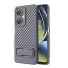 For OnePlus Nord CE 3 Wavy Texture TPU Phone Case with Lens Film(Grey) - 1