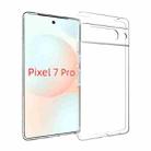 For Google Pixel 7 Pro Waterproof Texture TPU Phone Case(Transparent) - 1