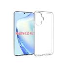 For Realme C55 4G Waterproof Texture TPU Phone Case(Transparent) - 1