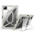 For Xiaomi Pad 6 / 6 Pro Magnetic Clear PC Shockproof TPU Tablet Case(Grey) - 1