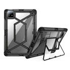 For Xiaomi Pad 6 / 6 Pro Magnetic Clear PC Shockproof TPU Tablet Case(Black) - 1