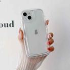 For iPhone 14 Pro Fat Man Airbag Clear TPU Phone Case(Transparent) - 1