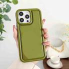 For iPhone 14 Car Painted Airbag TPU Phone Case(Green) - 1