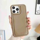 For iPhone 14 Plus Car Painted Airbag TPU Phone Case(Copper Green) - 1