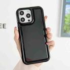 For iPhone 12 / 12 Pro Car Painted Airbag TPU Phone Case(Black) - 1