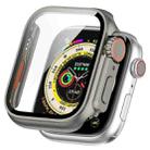 For Apple Watch Series SE 2 / 6 / SE / 5 / 4 40mm Tempered Film + PC Integrated Watch Protective Case(Titanium Steel) - 1